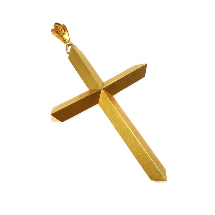 Gold cross pendant | MasterArt